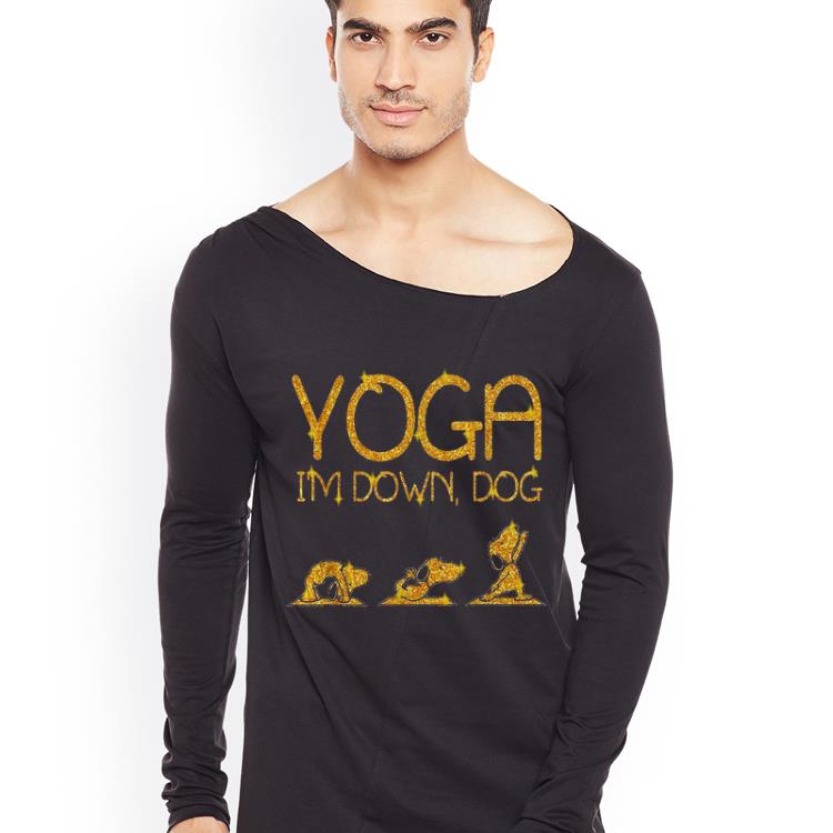 Awesome Snoopy Yoga I'm Down Dog Lovers shirt