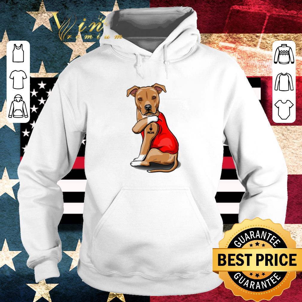 Awesome Strong dog Staffordshire Bull Terrier tattoos i love mom shirt 5 Awesome Strong dog Staffordshire Bull Terrier tattoos i love mom shirt