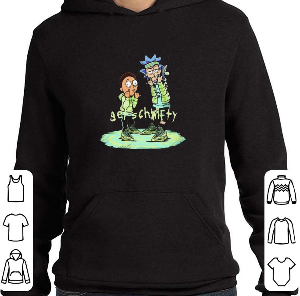 Awesome Yeezreel Yeezy 350 Get Schwifty Rick and Morty shirt