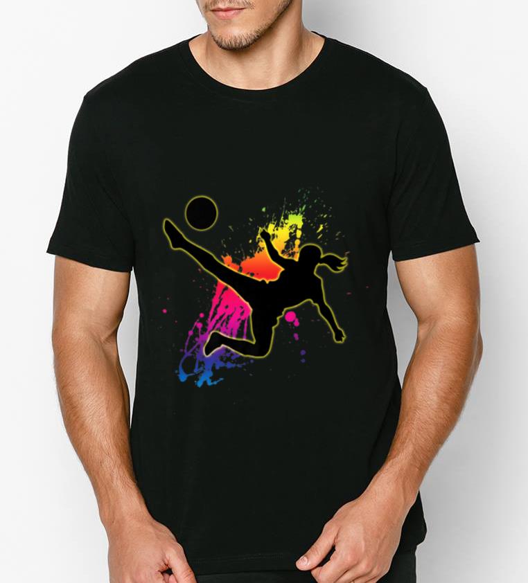 Beautiful Girls & Women's Soccer Football Watercolor shirt