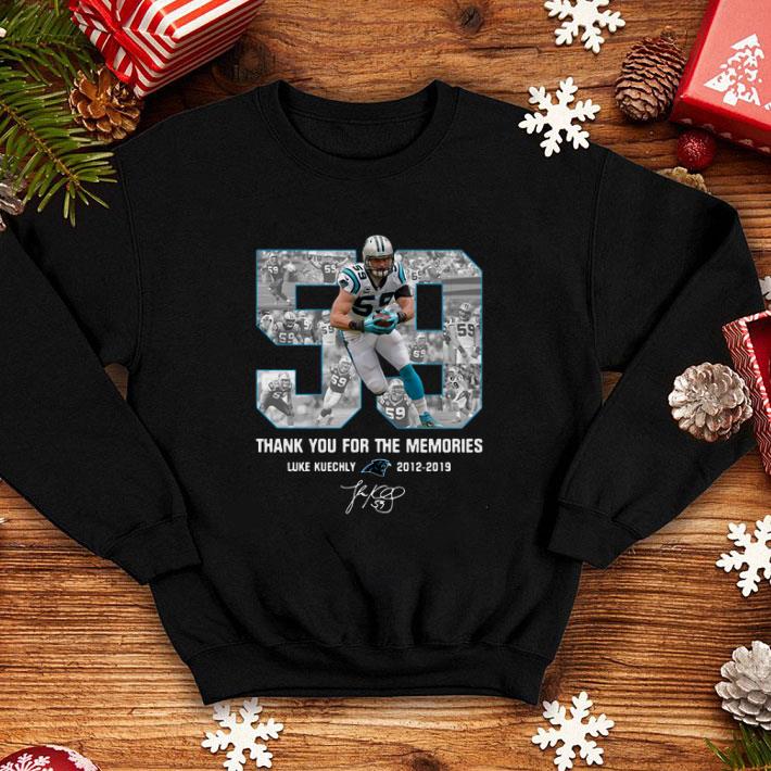 Cool Luke Kuechly 59 Thank You For The Memories Carolina Panthers shirt
