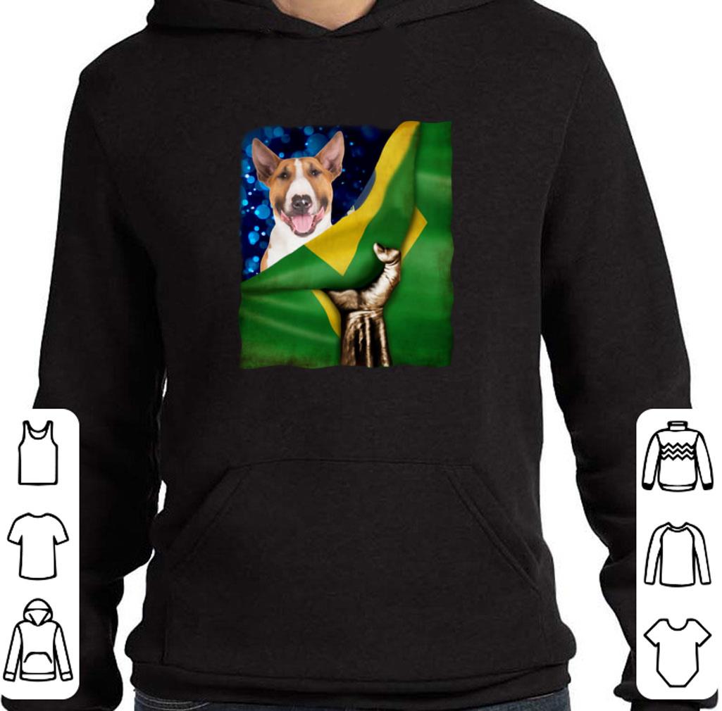 Funny Bandeira do Brasil Bull Terrier shirt