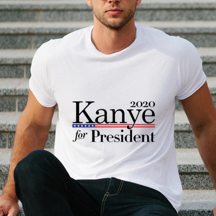 Great 2020 Kanye For President American Flag shirt