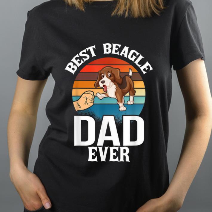 Great Best Dog Dad Ever Beagle Vintage Dog Lovers shirt