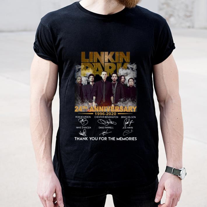 Great Linkin Park 24th Anniversary Thank You For The Memories Signatures shirt