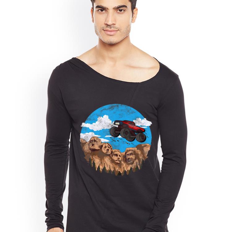 Great Monster Truck Rushmore Mountain Vintage shirt