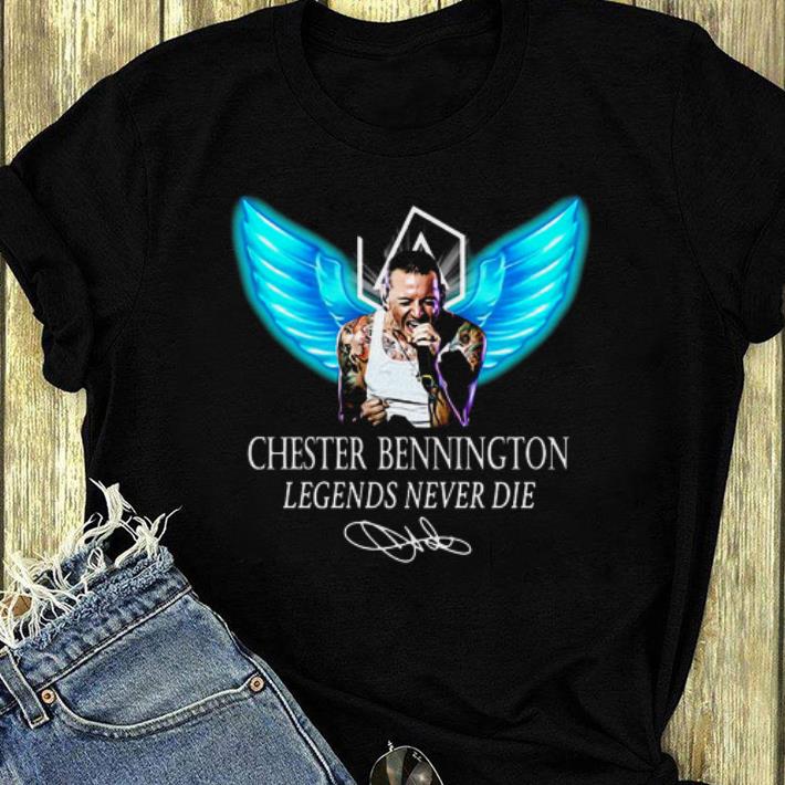 Hot Chester Bennington 1976-2017 of Linkin Park band Legends Never Die signature shirt