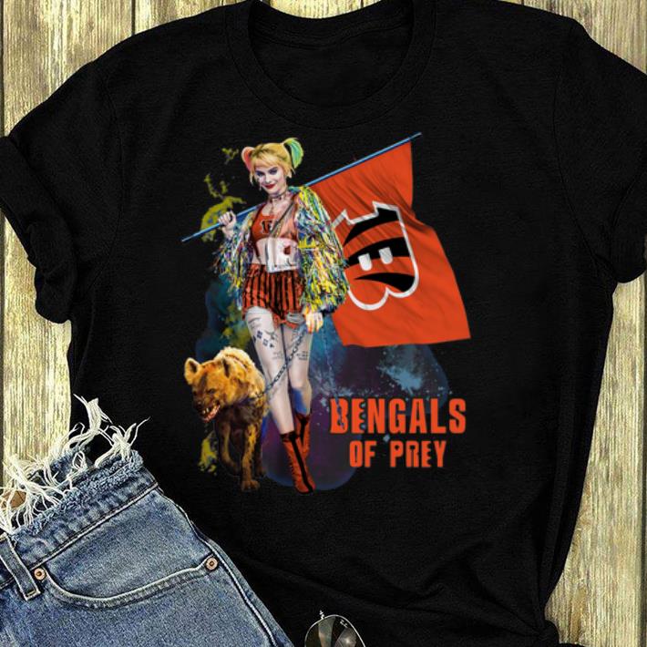 Hot Harley Quinn Cincinnati Bengals Of Prey Flag shirt