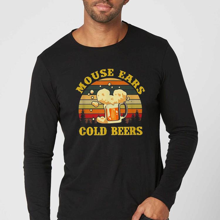 Hot Mouse Ears Cold Beers Drinking Vintage shirt