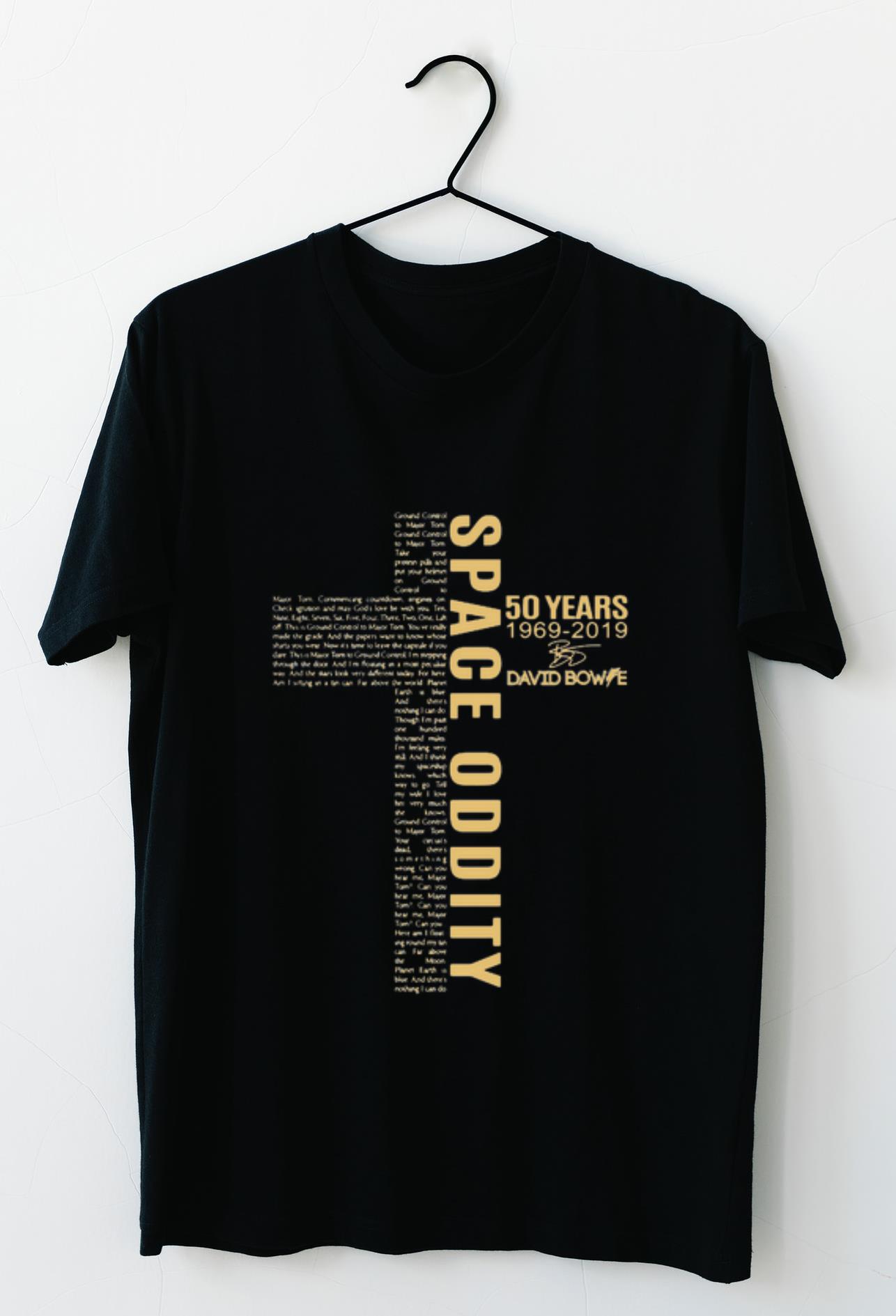 Nice pace Oddity 20 Years David Bowie SIgnature shirt 2 Nice pace Oddity 20 Years David Bowie SIgnature shirt 3