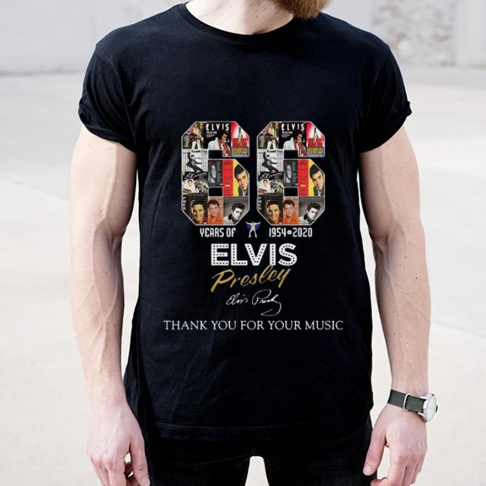 Official 66 Years Of Elvis Presley 1974 – 2020 Thank You For Your Music Signature shirt