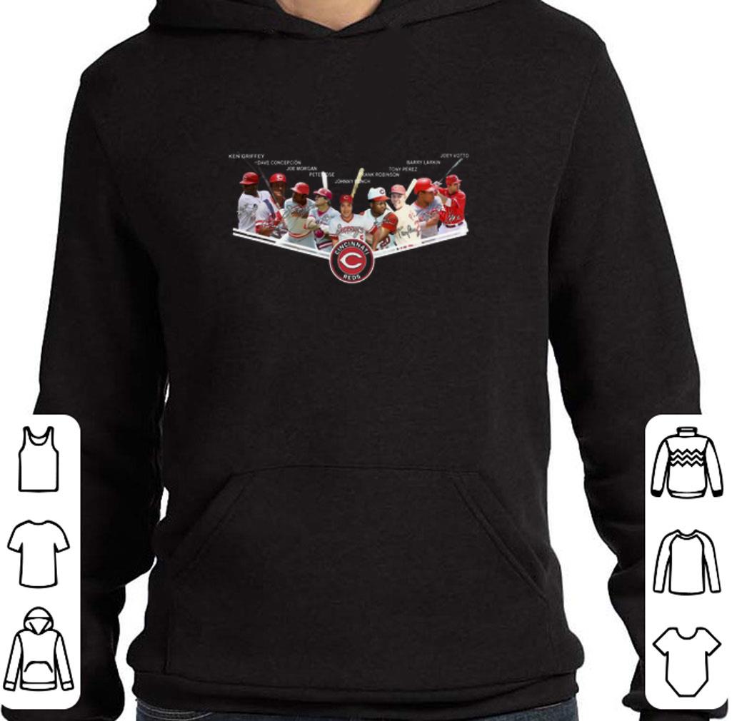 Official Cincinnati Reds Logo Players Legend Signatures shirt