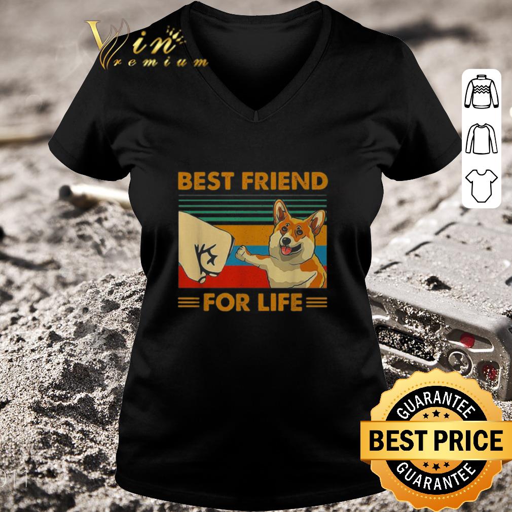Official Corgi Best friend for life vintage shirt 3