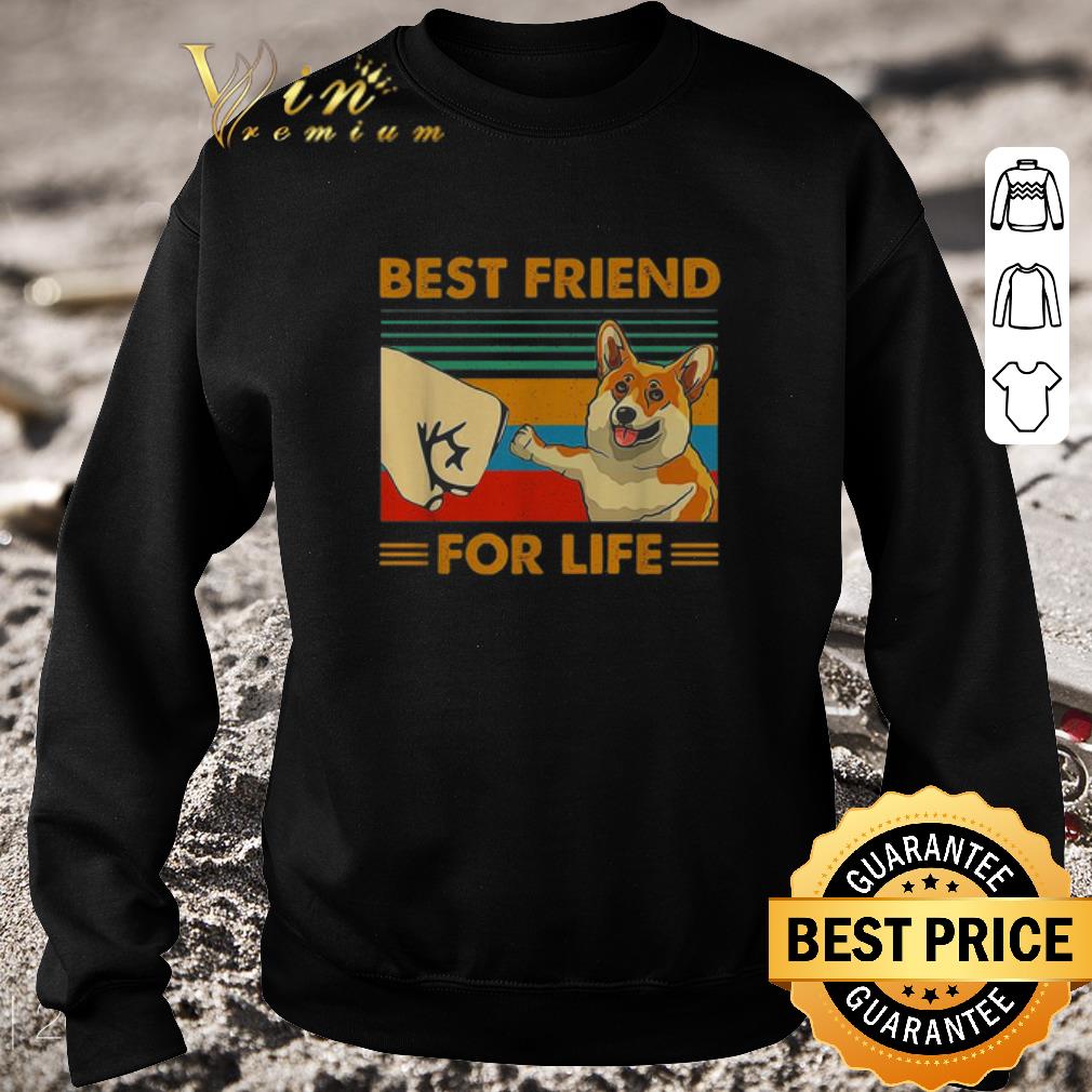 Official Corgi Best friend for life vintage shirt 5 Official Corgi Best friend for life vintage shirt