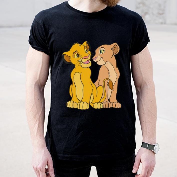 Official Disney The Lion King Young Simba And Nala Together shirt