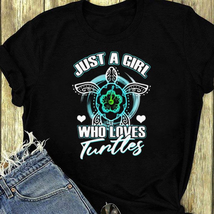 Official Just A Girl Who Loves Turtles shirt