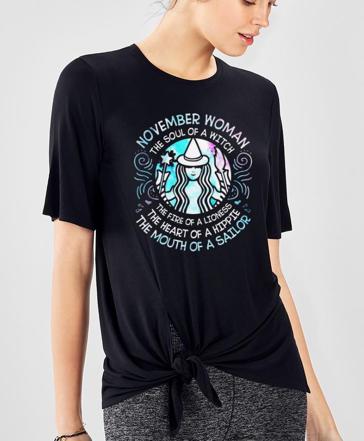 Official November Woman The Soul Of A Witch The Mouth Of A Sailor shirt