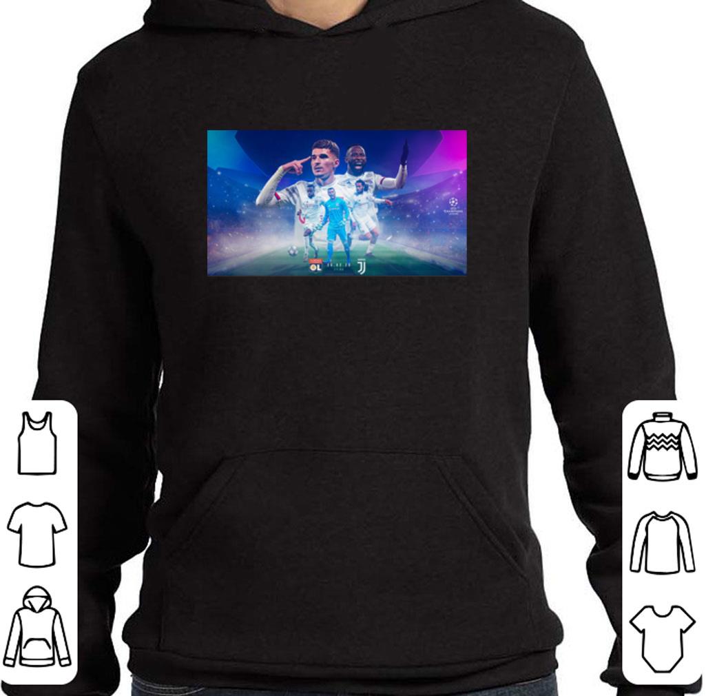 Official Olympique Lyon vs Juventus 26.02.20 UEFA Champions League shirt