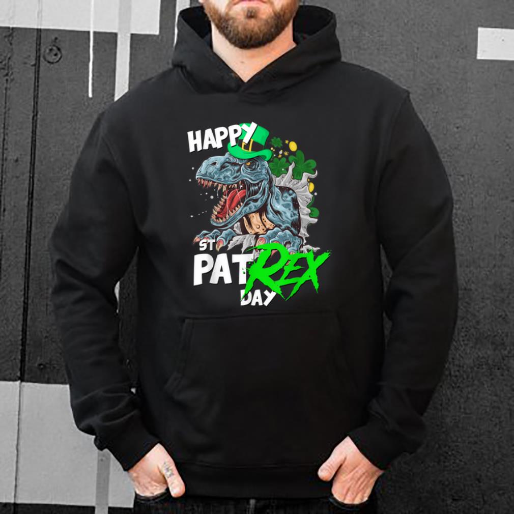 Official St Patricks Day T Rex Happy Pat Rex Day Dinosaur Gift shirt