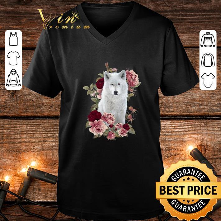 Official White Wolf With Roses Wolves shirt 5 Official White Wolf With Roses Wolves shirt