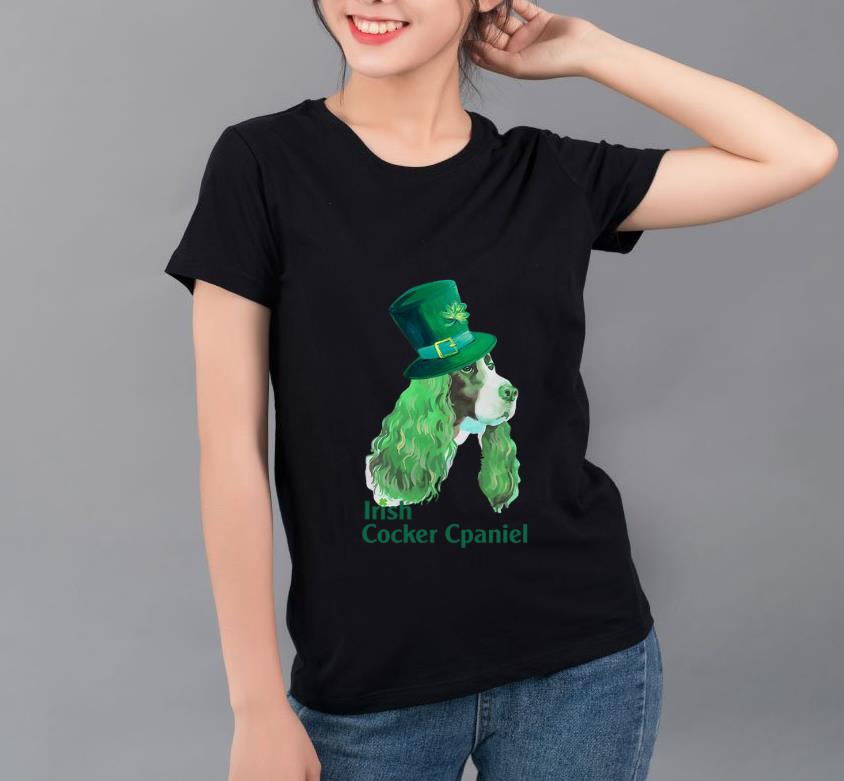 Official irish cocker spaniel st patrick's day shirt