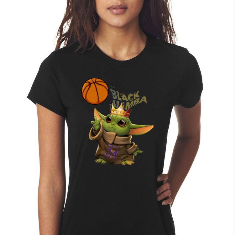 Original Baby Yoda Kobe Bryant 24 Black Mamba shirt 2 Original Baby Yoda Kobe Bryant 24 Black Mamba shirt 3