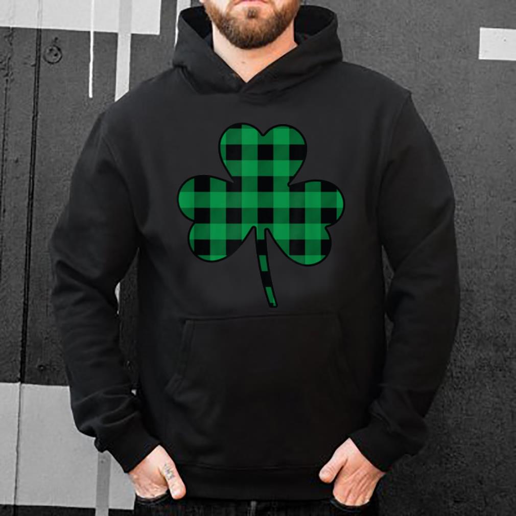 Original Cute Green Buffalo Plaid Shamrock St Patricks Day shirt