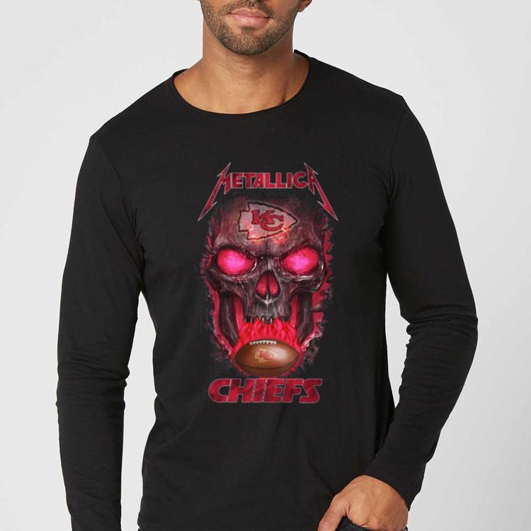 Original Metallica Chiefs NFL Skull Kansas City Chiefs shirt