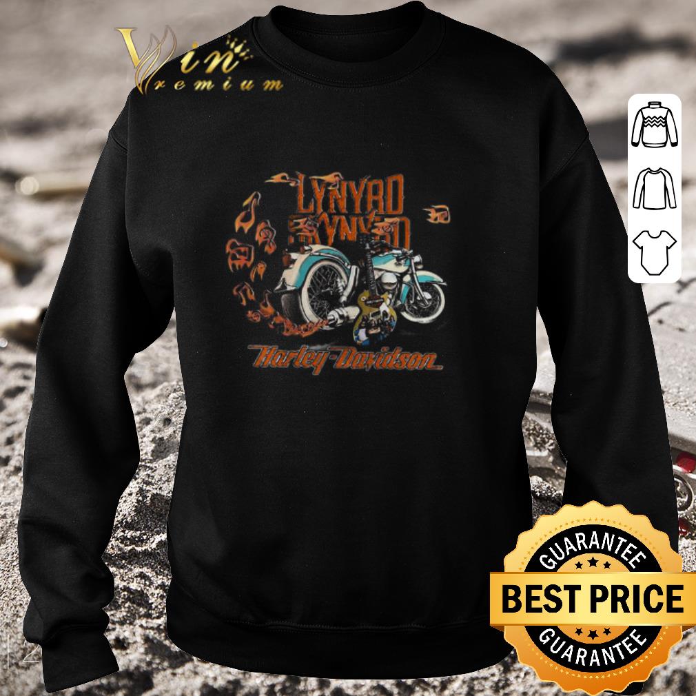 Original Motorcycle guitar Lynyrd Skynyrd Harley Davidson shirt