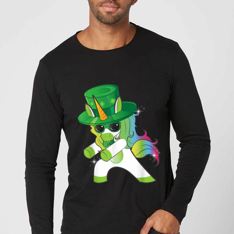 Premium Flossing Unicorn St Patrick's Day Floss Dance Kids shirt