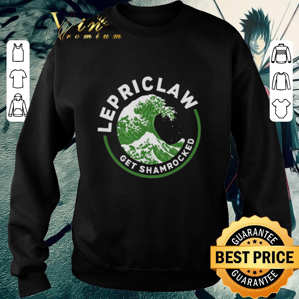 Premium Lepriclaw Get Shamrocked White Claw Hard Seltzer Patrick's day shirt