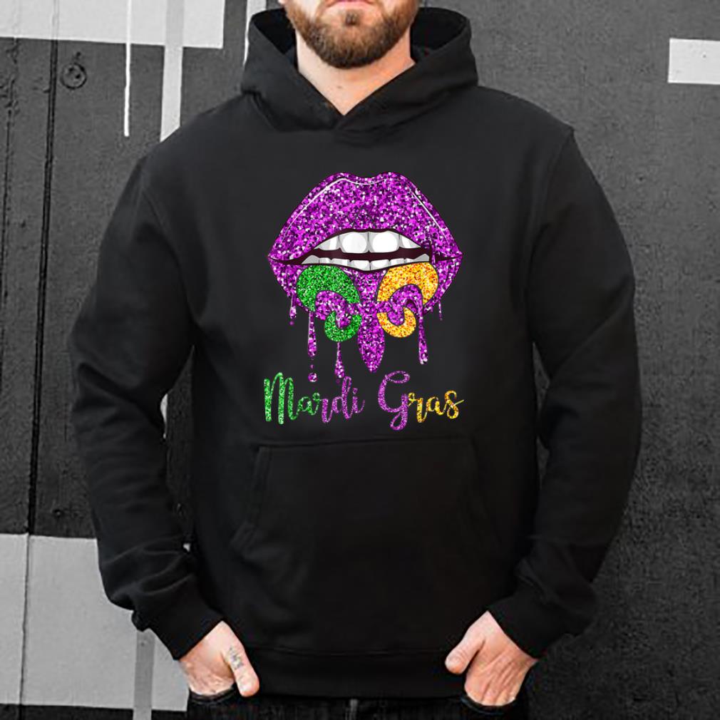 Premium Mardi Gras Lip Biting Diamong Shining shirt
