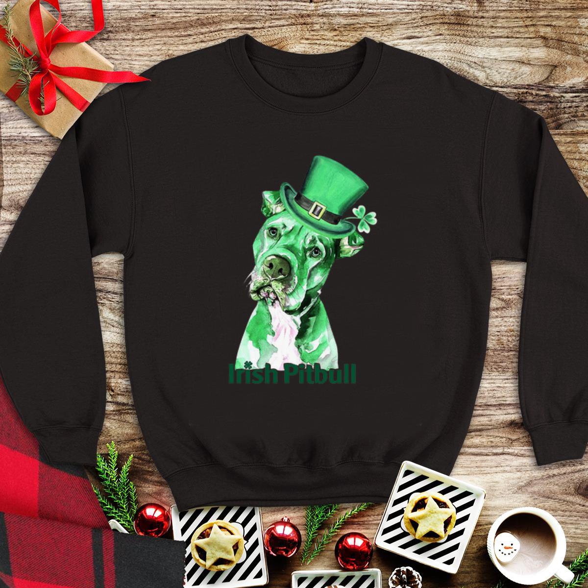 Premium irish pitbull st patrick's day shirt