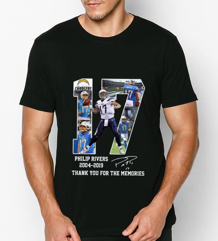 Pretty 17 Philip Rivers 2004 – 2019 Thank You For The Memories Signature shirt