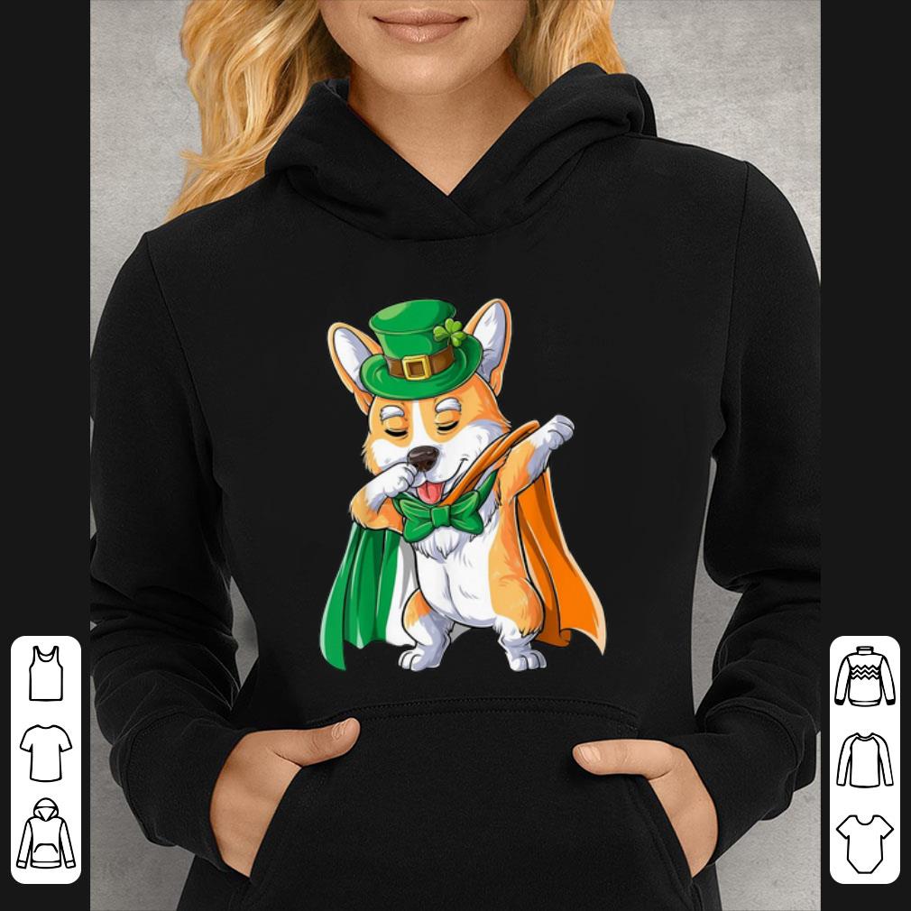 Pretty Corgi Dabbing St Patrick’s Day shirt