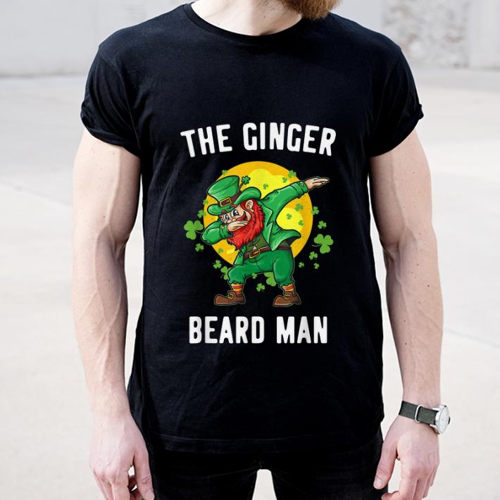 Pretty Ginger Beard Man St. Patrick's Irish Dabbing Leprechaun shirt