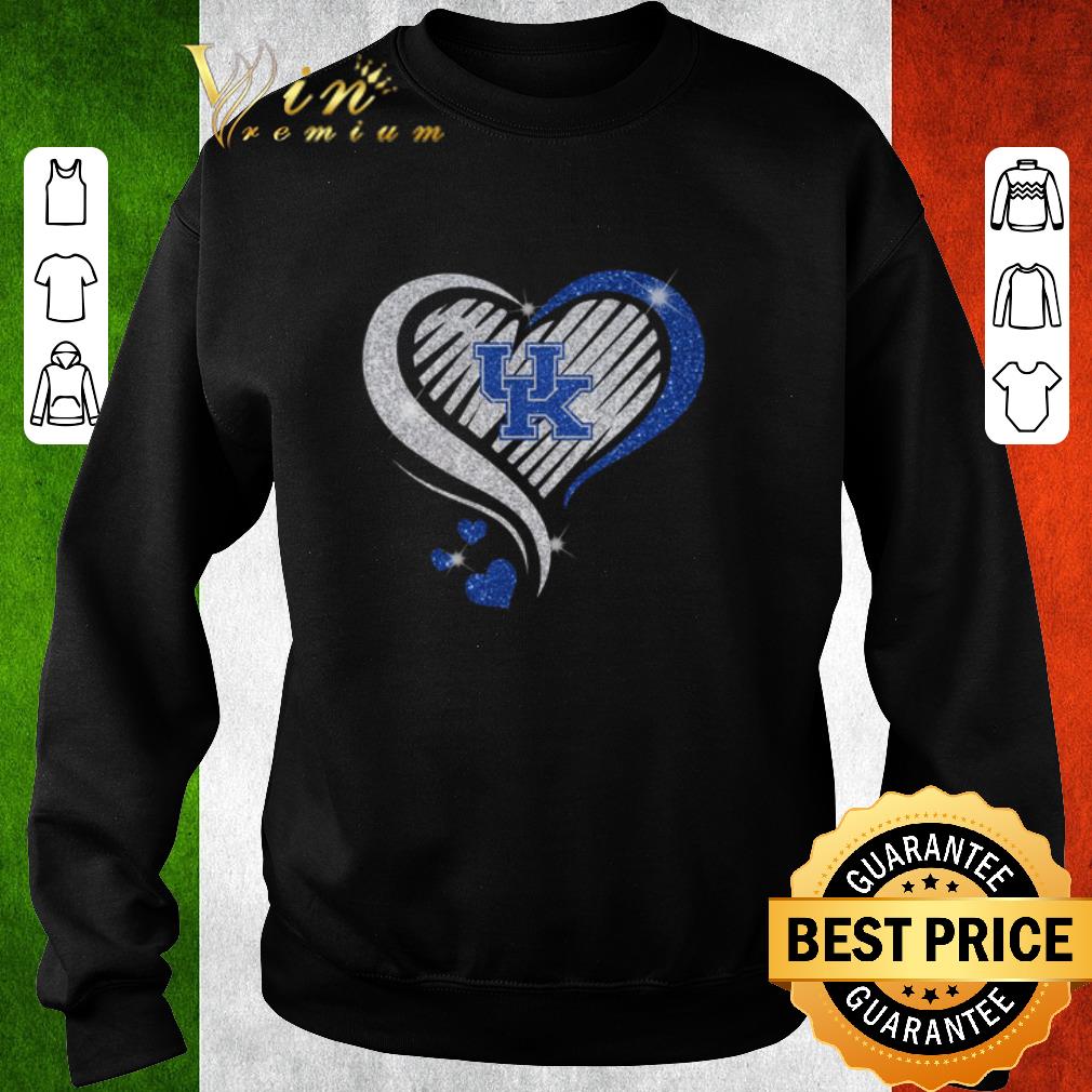 Pretty Love Kentucky Wildcats diamond heart shirt