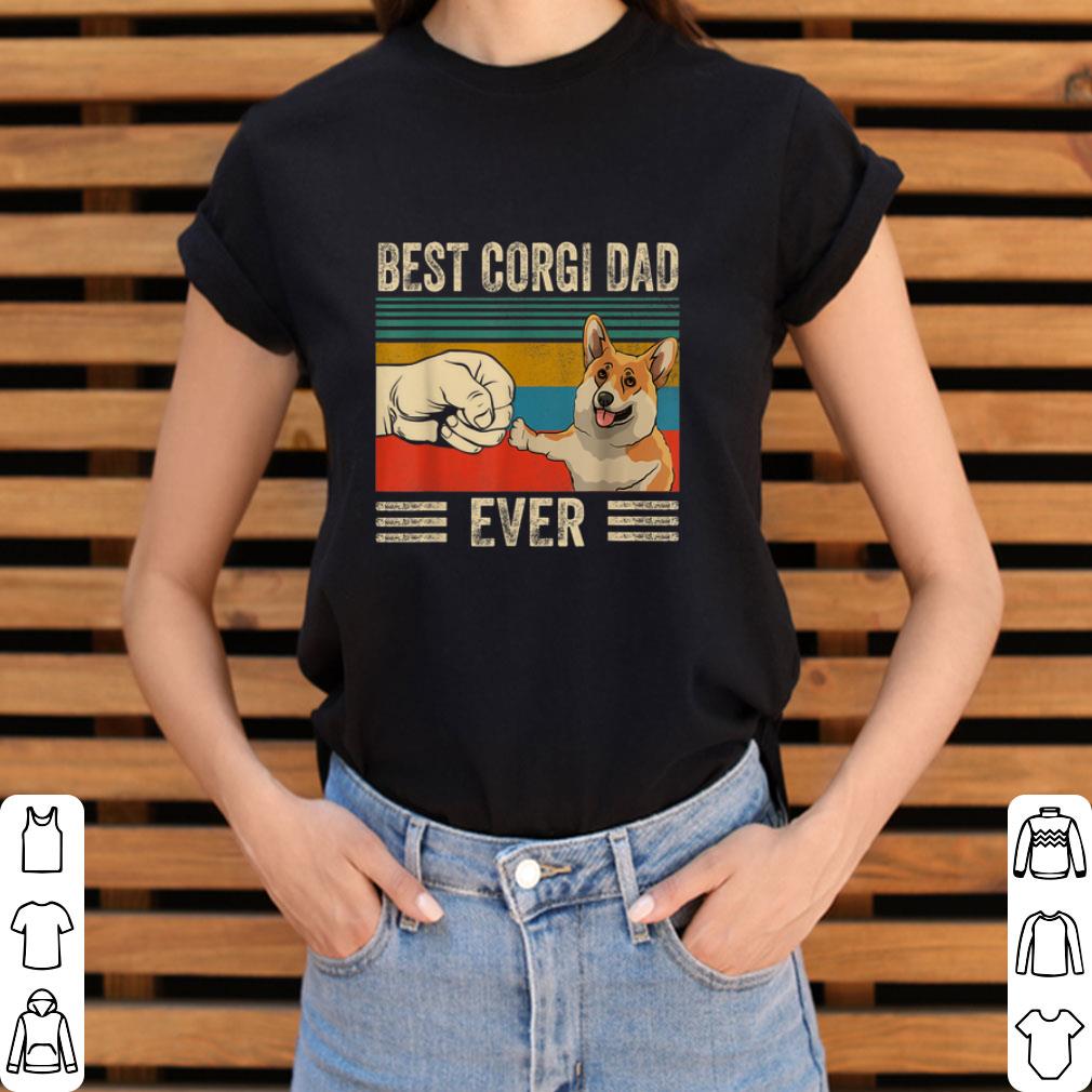 Top Best Corgi Dad Ever Vintage shirt 3