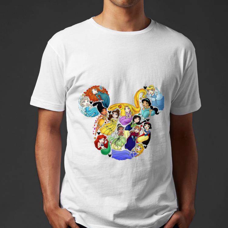 Top Mickey Mouse All Princess Walt Disney shirt