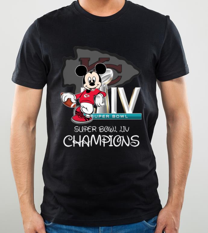 Top Mickey Mouse Kansas City Chiefs Super Bowl LIV Champions shirt