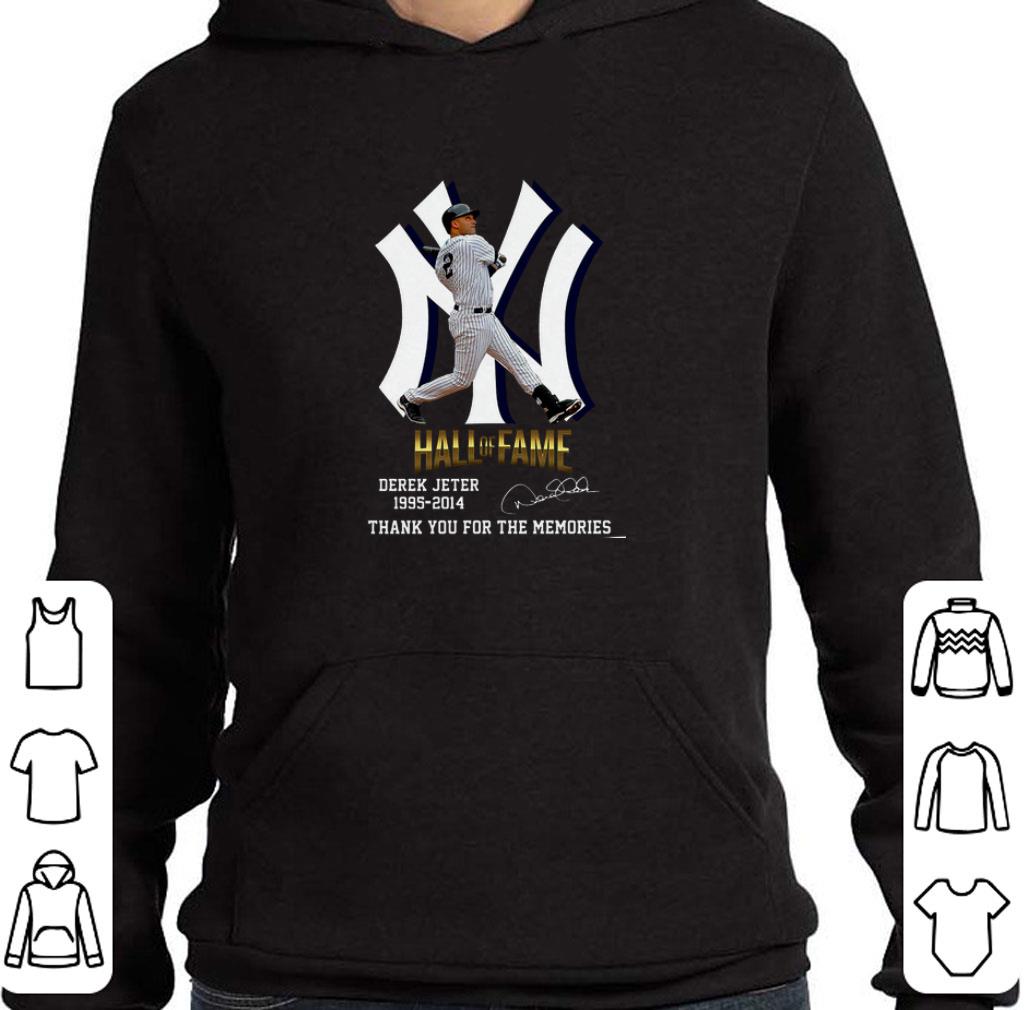 Top New York Yankees Hall of Fame Derek Jeter 1995-2014 signature thank you for the memories shirt