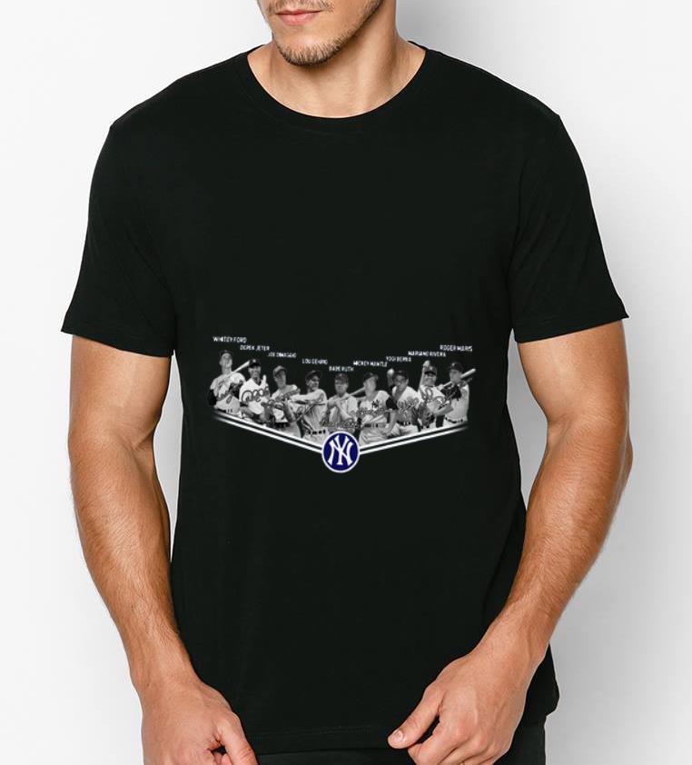 Top New York Yankees Whitey Ford Derek Jeter Joe Dimaggio Logging shirt