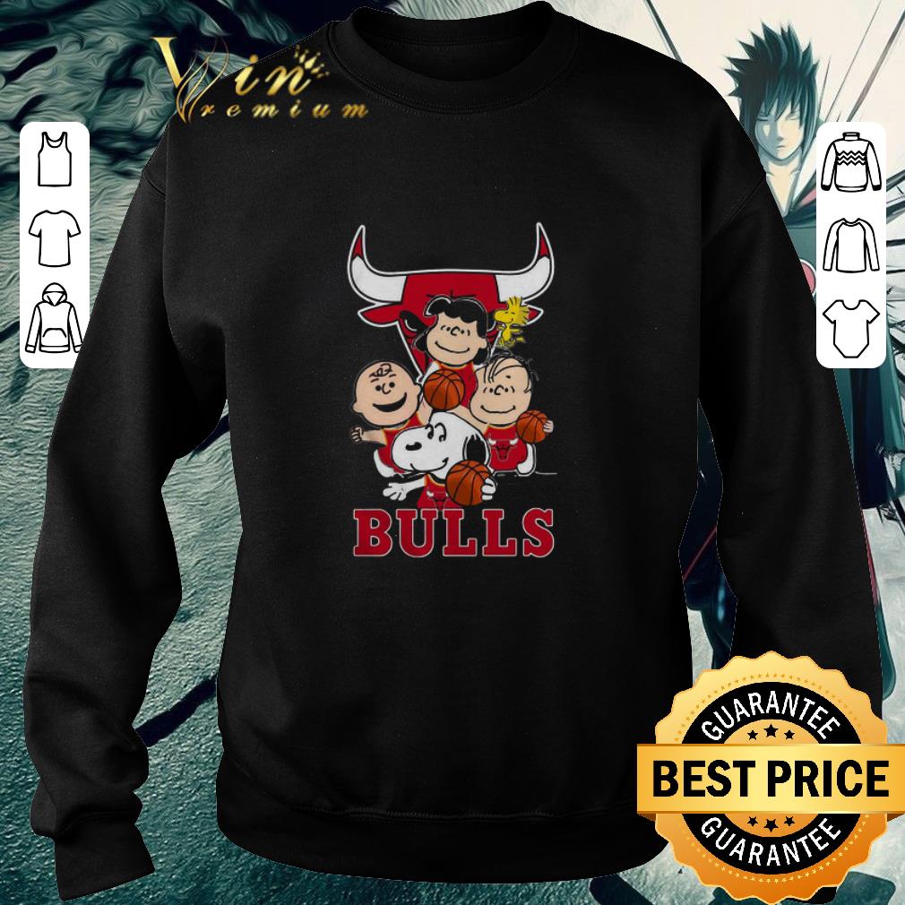 Top Peanut characters mashup Chicago Bulls shirt
