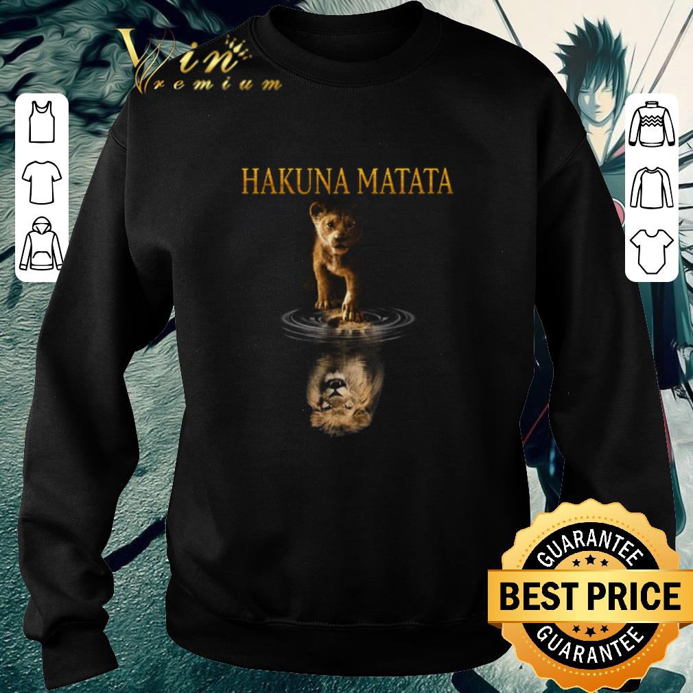 Top Simba Hakuna Matata reflection water mirror The Lion King shirt 5 Top Simba Hakuna Matata reflection water mirror The Lion King shirt