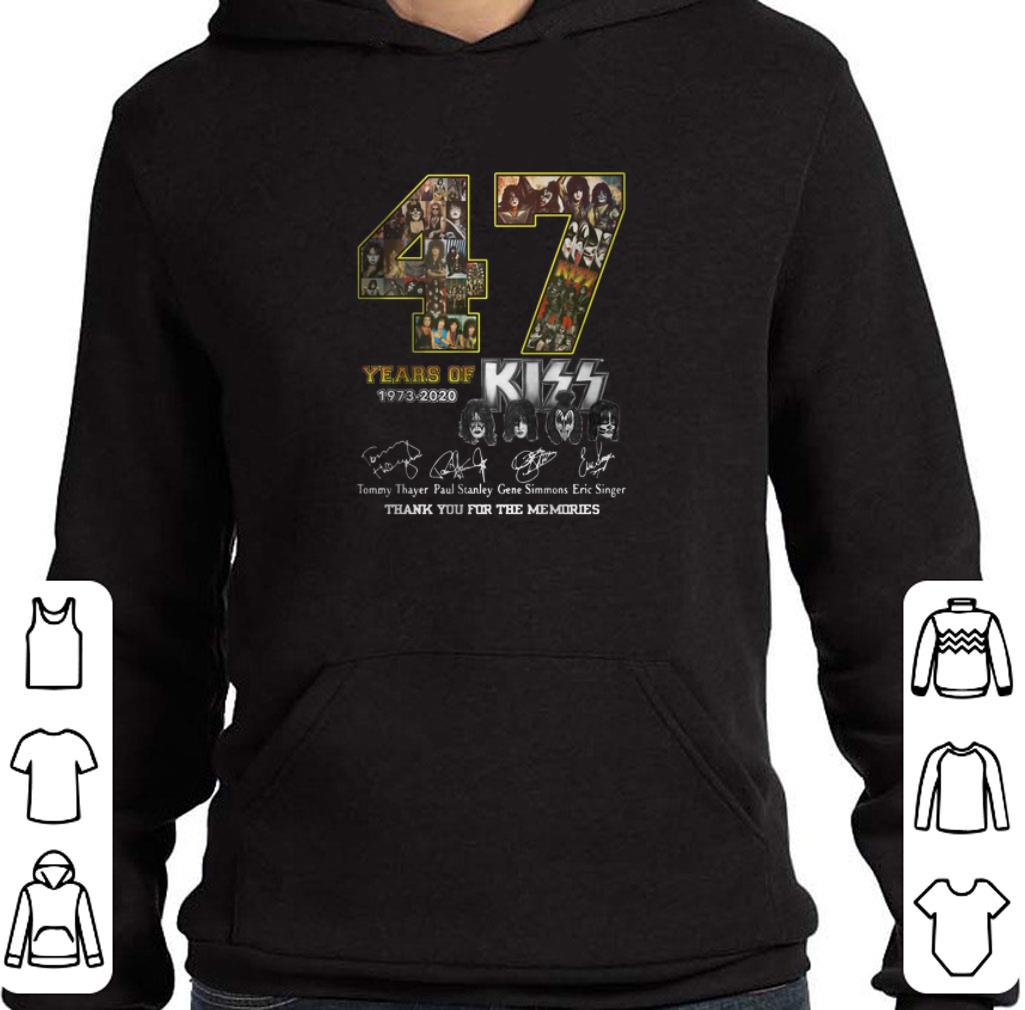 47 years of Kiss 1973 2020 signatures thank you for the memories shirt 5 47 years of Kiss 1973 2020 signatures thank you for the memories shirt