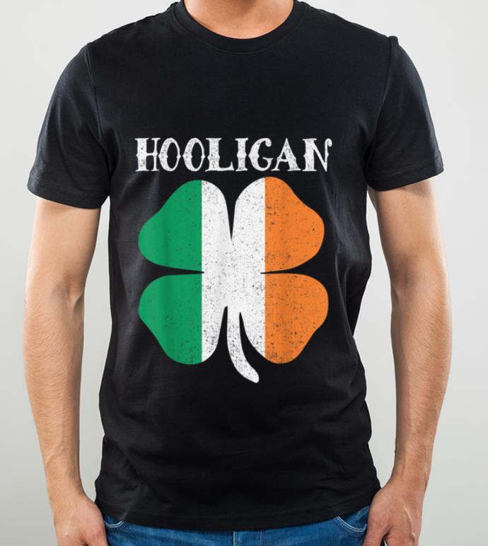 Awesome Hooligan Irish Flag Shamrock St Saint Patrick's Day shirt