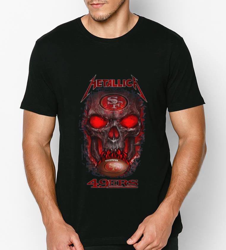 Awesome Metallica 49ers NFL Skull San Francisco 49ers shirt