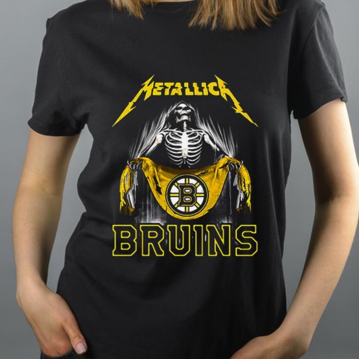 Awesome Skeleton Metallica Boston Bruins shirt 5 Awesome Skeleton Metallica Boston Bruins shirt