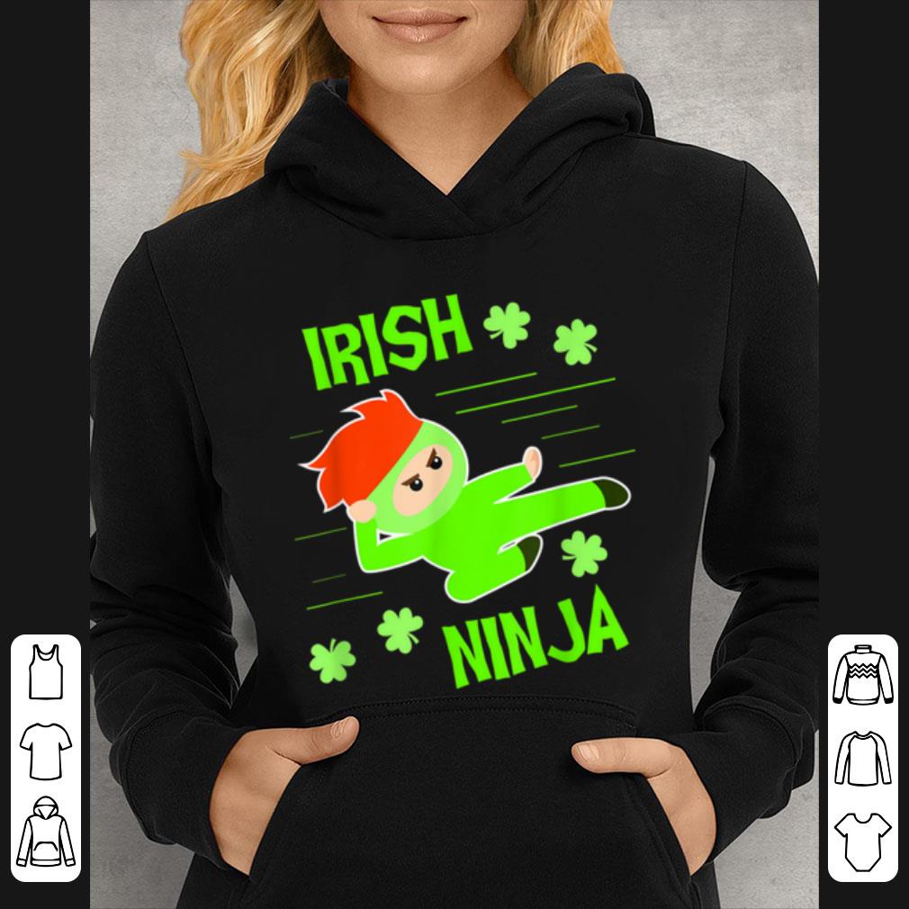 Awesome St Patricks Day Irish Ninja Gifts For Kids Boys Girl shirt