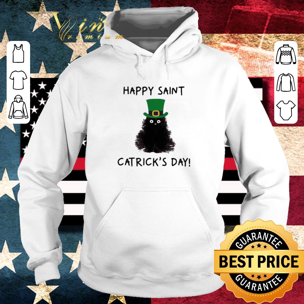 Black cat happy Saint Catrick’s Day St. Patrick's day shirt